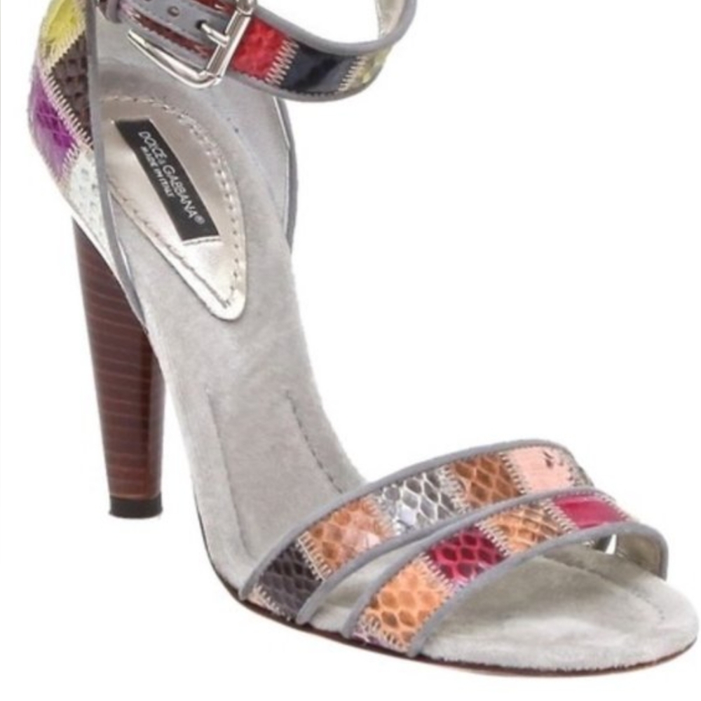 Dolce Gabbana Snake Skin Heels
